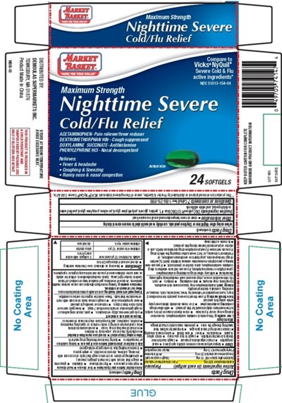 Carton Label (Mb Nighttime Severe Cold And Flu 24ct)
